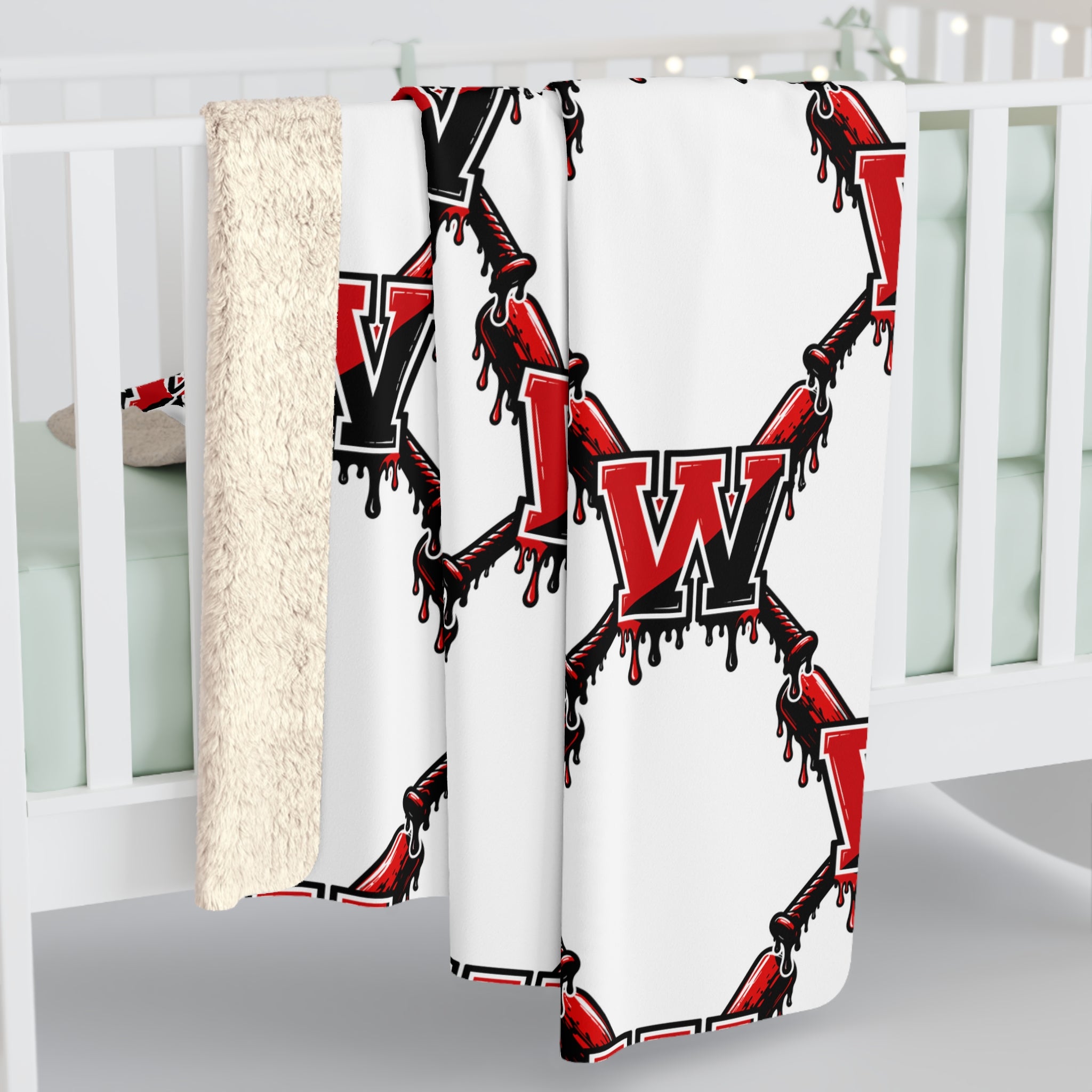 Winchester Baseball Cozy Fleece Throw