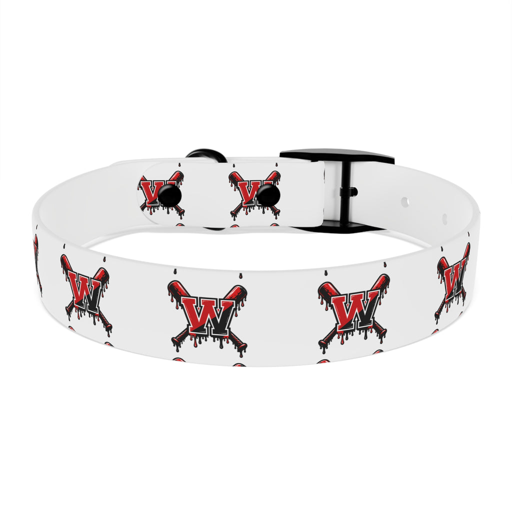 Winchester Baseball Drip 'W' Dog Collar
