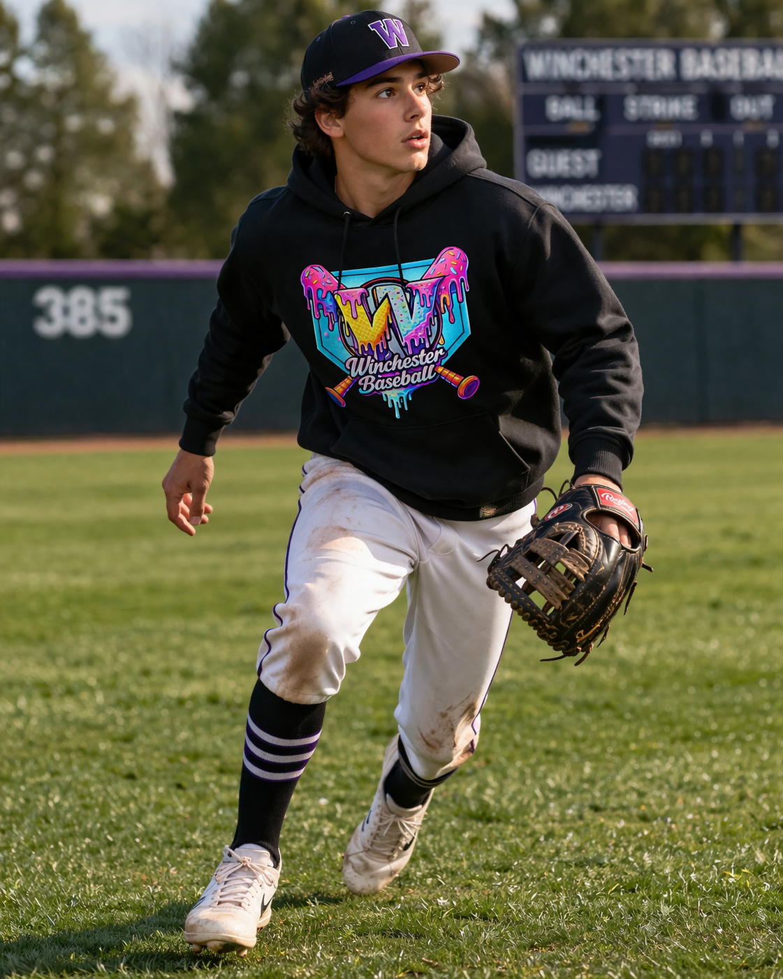Winchester Drip Baseball Sweatshirt