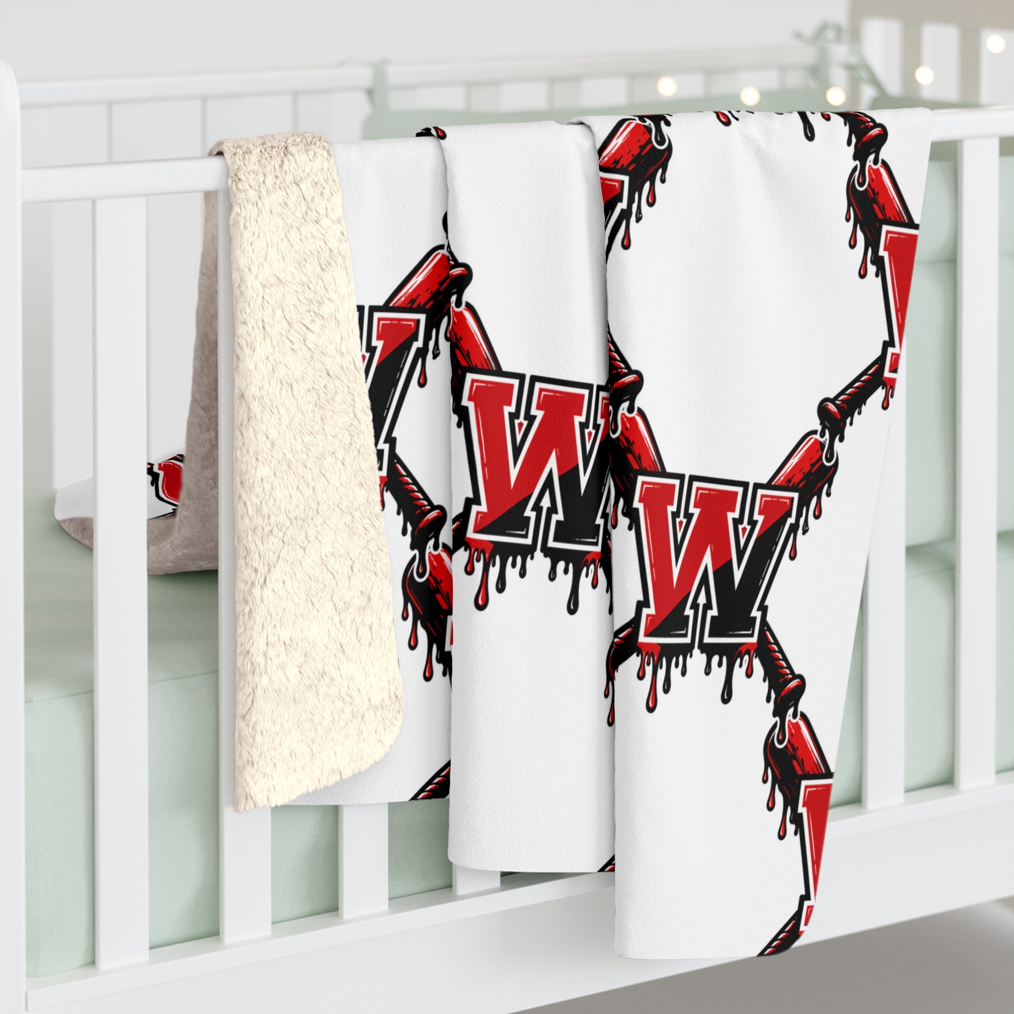 Winchester Baseball Cozy Fleece Throw