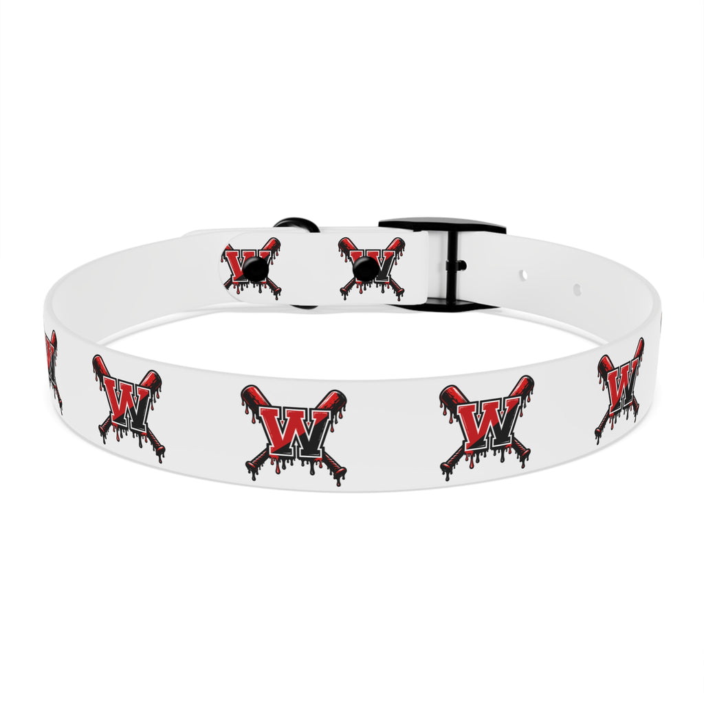 Winchester Baseball Drip 'W' Dog Collar