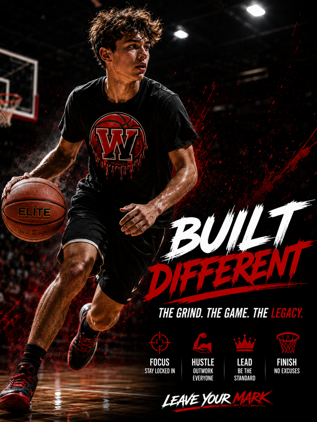 Winchester "W" Basketball T-Shirt